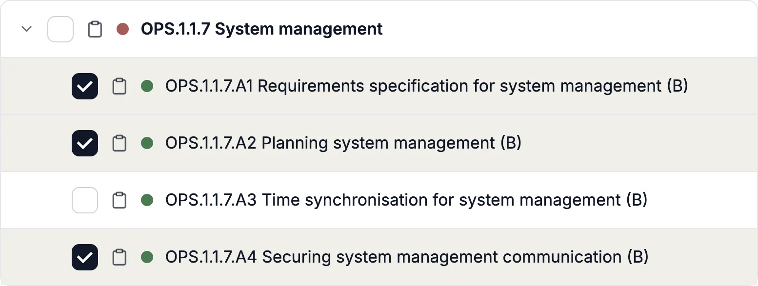 Which requirements have to be met