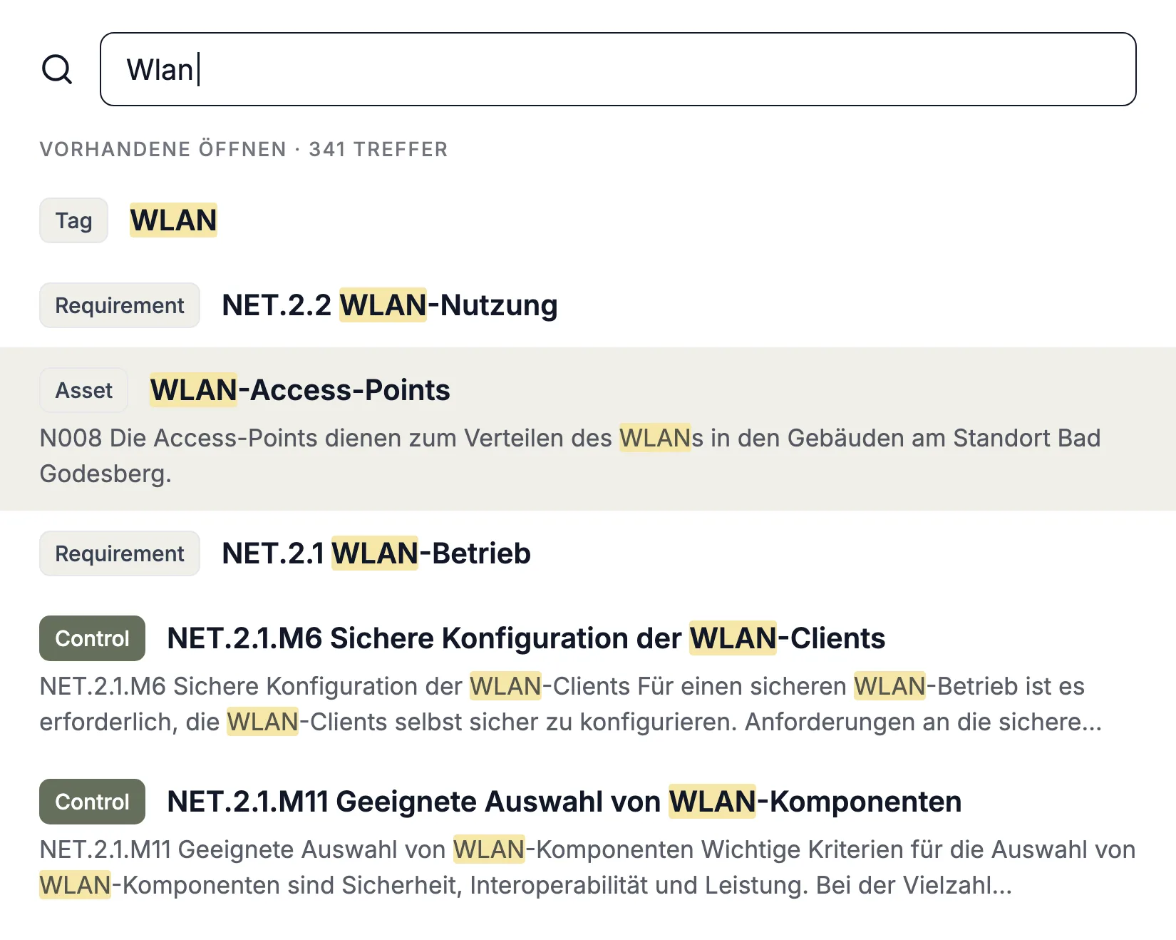 Wo was zu finden ist